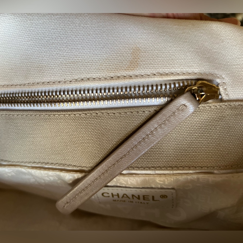 Chanel Canvas Marshmallow CC Tote - Picture 13 of 13
